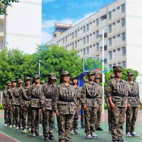 青叶展葳蕤，未来皆可期——2023年昆明众邦技工学校蒙自校区军训合集