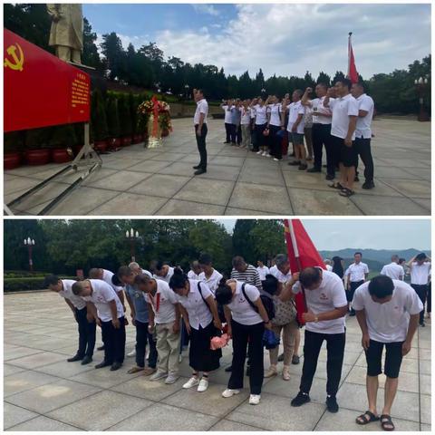 甘溪村赴罗荣桓元帅故居开展主题党日活动