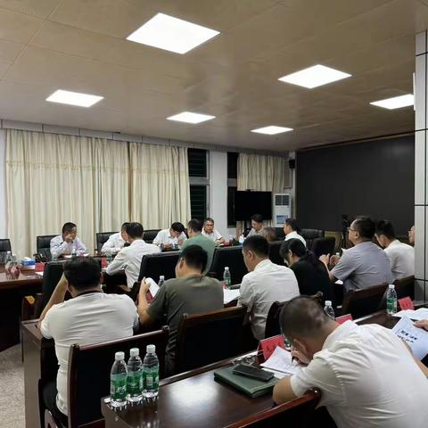 保亭县王刚副县长召开大气污染防治工作调度会