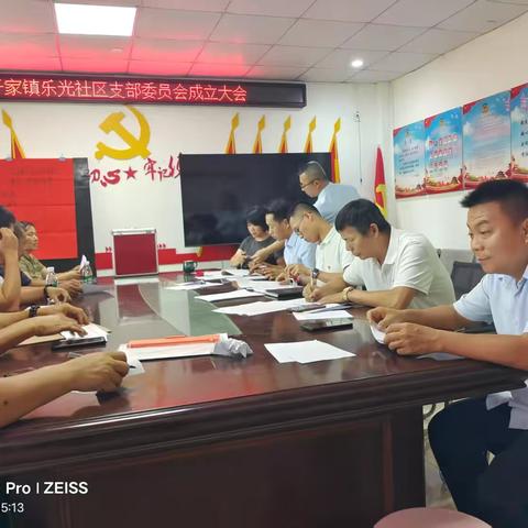 【党建引领】党建引领新起点——乐光社区党总支部委员会下属党支部成立暨支部委员选举工作圆满完成