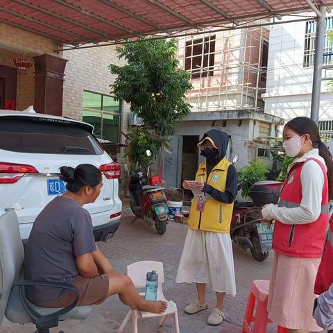 八所镇友谊社区开展禁毒宣传活动