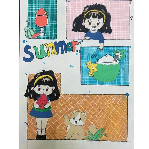 新起点美术学校秋季动漫期末结课作品