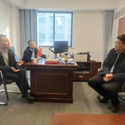 周口分行党委书记、行长孙洪康走访河南交投港航周口港务有限公司