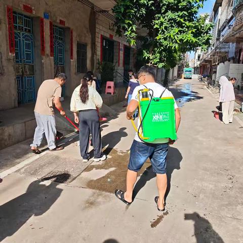 县委组织部联合临城镇跃进社区开展“爱国卫生运动防蚊灭蚊暨基孔肯雅热、登革热防控工作”活动