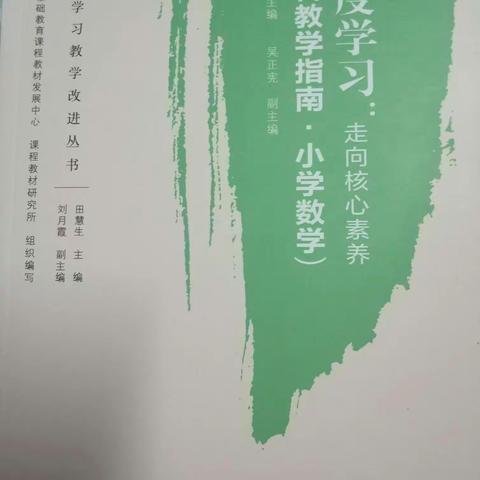 深度学习：走向核心素养—小学数学教学指南