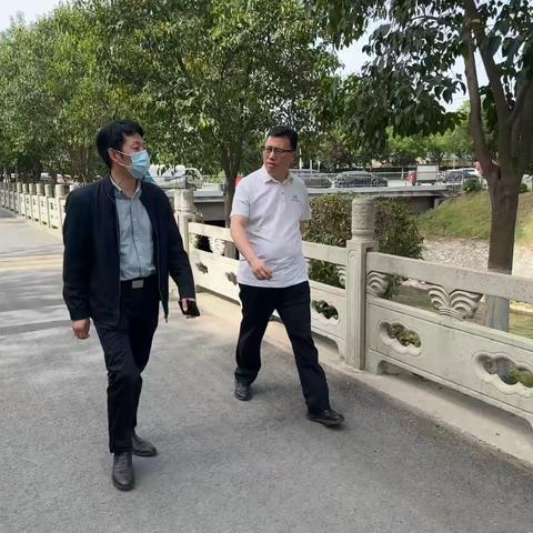 漳浒寨街道党工委书记白小平 督导检查皂河隐患排查工作