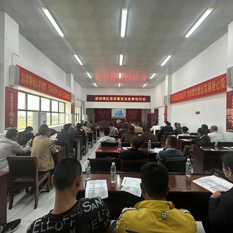 严把豇豆农残关，守护舌尖上的安全—感城镇豇豆质量安全监管培训会