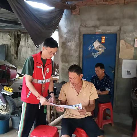 天安乡网格员开展禁毒宣传活动