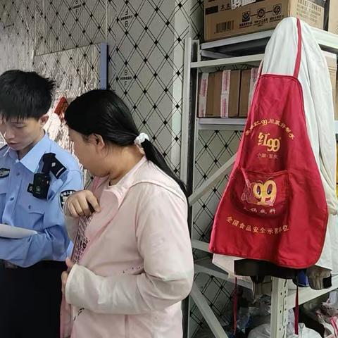 大方社区民警开展仓库消防检查