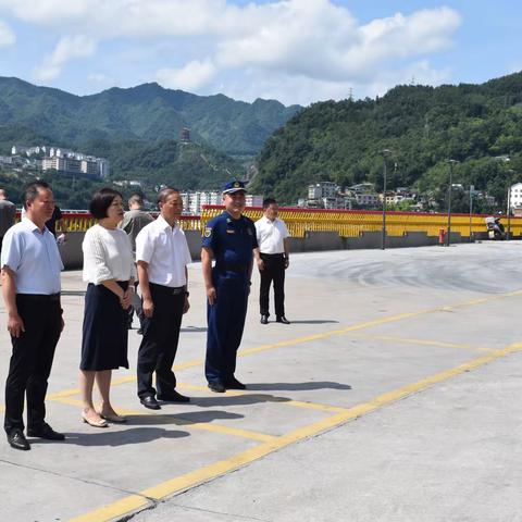 紫阳县王焱县长带队慰问消防指战员