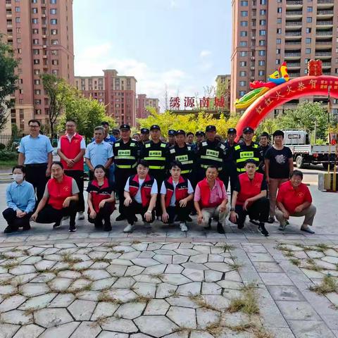 【智创高地 • 活力枣园】枣园退役军人服务站联合社区开展消防演练
