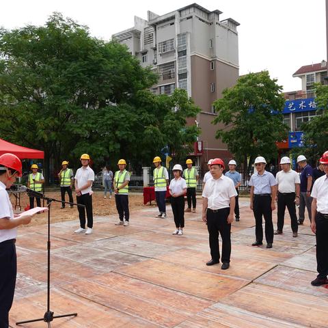 【事业一部】赣州市老年公寓失能失智照护中心项目开工仪式隆重举行