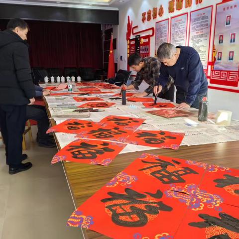 肇源县文化馆“迎新春送春联”活动走进超等蒙古族乡