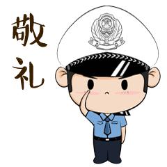 平阴交警守平安，文明创城勇争先