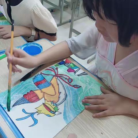 多彩美术五里桥校区8.7动漫素描习作