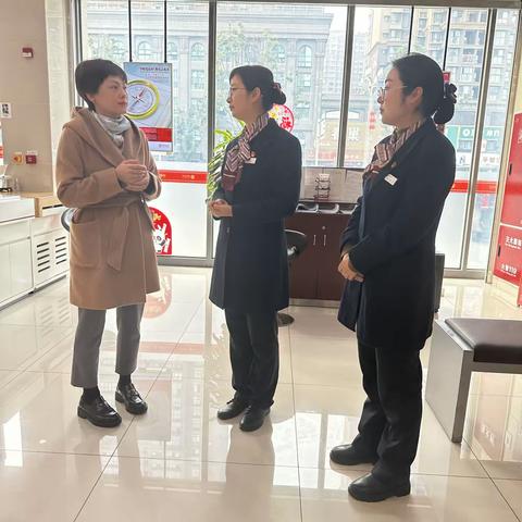 德阳分行范锦副行长一行赴黄河新区支行开展开门红工作调研指导