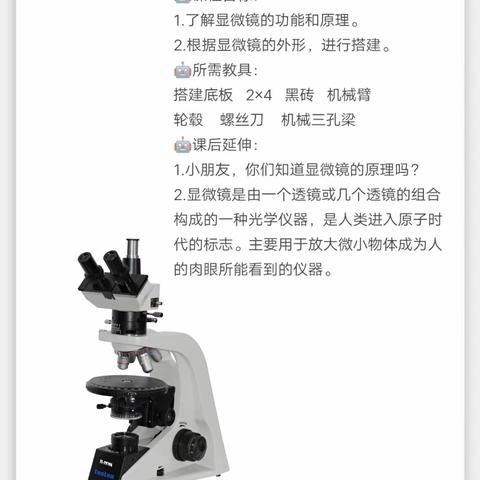 邱老师晓璎华纳幼稚园-大班-显微镜