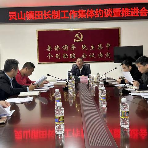 灵山镇田长制工作集体约谈暨推进会