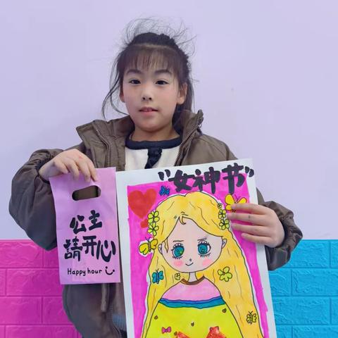 尚艺美术（乐辰校区）周六女神节动漫和素描石膏体作品展示
