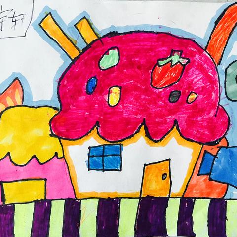康宇轩同学的绘画作品欣赏