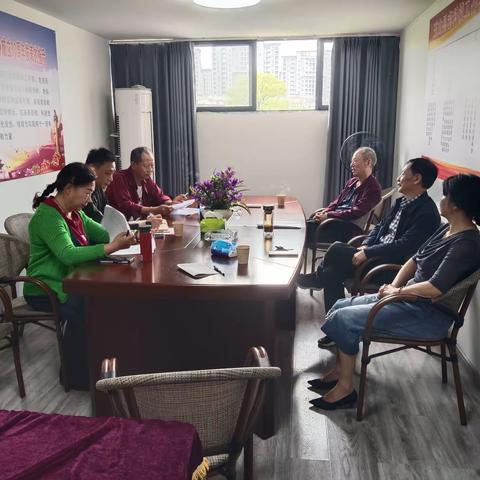 市老科协马副会长一行深入玉山县老科协调研指导