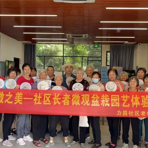 发现细微之美——社区长者微观盆栽园艺体验活动