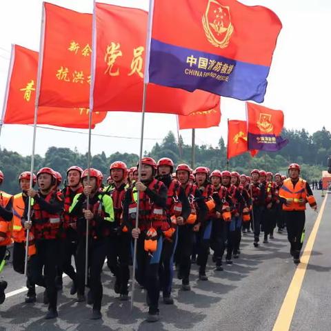 有限战场，无限保障——新余支队开展抗洪抢险战勤保障拉动演练