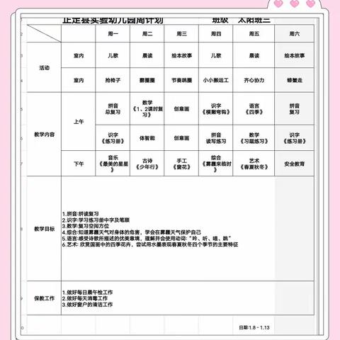 太阳三班】正定县实验幼儿园一月第一周活动锦集