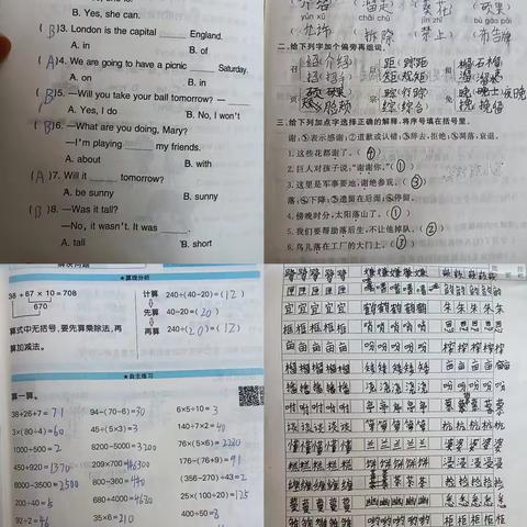 濮阳油田第二小学四年级六班史娅芃