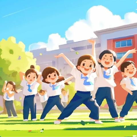 龙跃课间燃热血，扇旗共舞雪龙吟——实验小学南校区课间操的热血与荣光