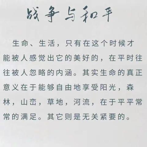 好书推荐—《战争与和平》