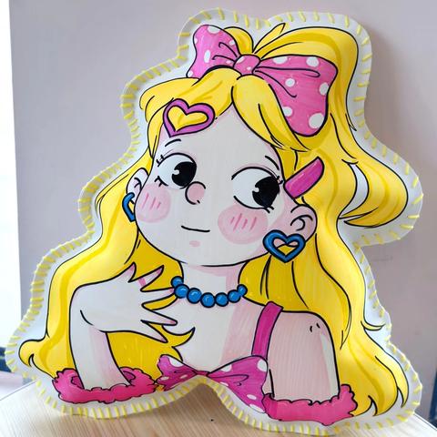 9-10.趣味素描班课程分享《动漫抱枕》