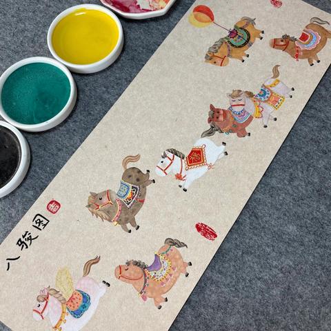 14-16.寒假基础班特色课程分享《八骏图》