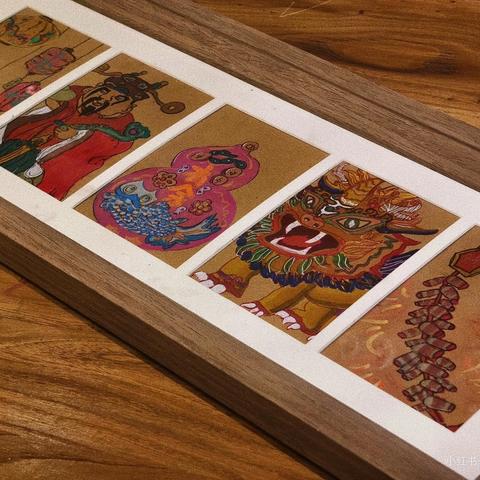 18-19.寒假趣味素描班课程分享《年味儿新年画》