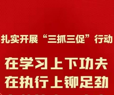 念好“四字诀”助力“三抓三促”取实效