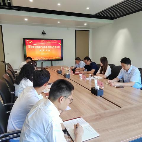 南京能谷能源产业发展有限公司党支部圆满完成支部委员会选举工作