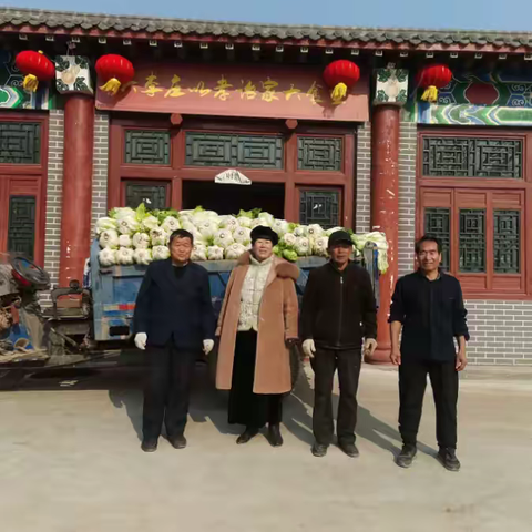 暖心白菜进社区，传递温情献孝心