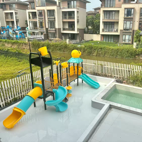 美的鹭湖欢乐反斗城水乐园7房11床，水上乐园、泳池、茶室、泡池、街机、KTV烧烤别墅（鹭语1街19号）