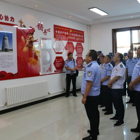 观摩交流拓思路  学习借鉴促提升——磴口县公安局 消防队观摩团莅临磴口县税务局交流学习