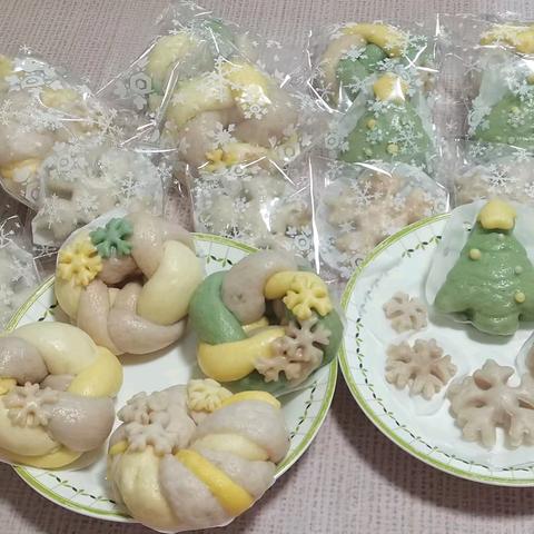 前前前前前…年做，前年做了，去年做了🎄圣诞节馒头☃️今年又做了❄️