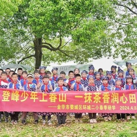 登峰少年上春山，一抹茶香润心田——环城二小彩贝中队春季研学活动