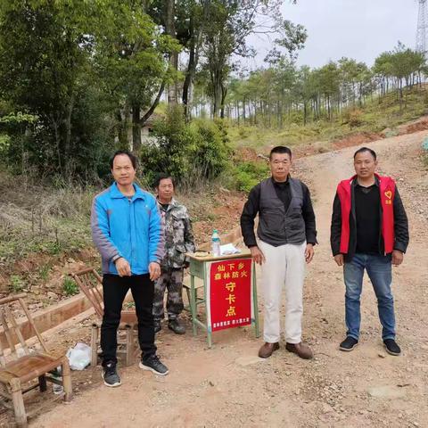 清明节森林防火安全守卡活动