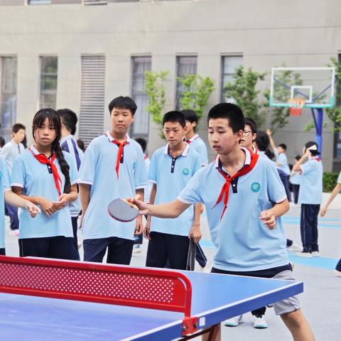 【庆高教育集团||莲湖一中】 “乒”出精彩，共筑青春 ——莲湖一中2025年庆七一 “志为杯”师生乒乓球比赛纪实