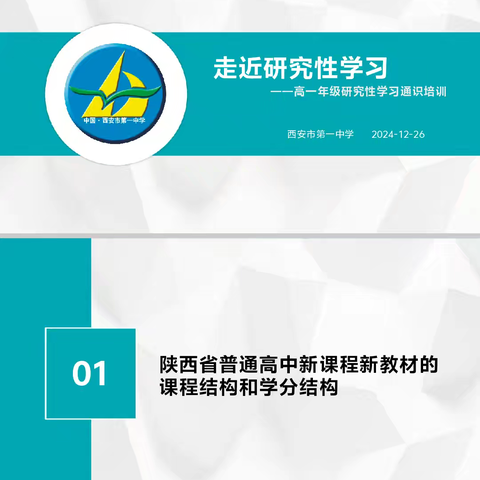 走近研究性学习 ——研究性学习通式培训
