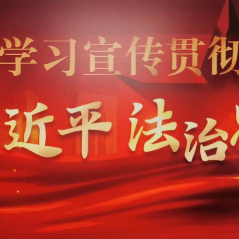 三桥街道保利金香槟社区开展“学习贯彻习近平法治思想教育宣传活动”