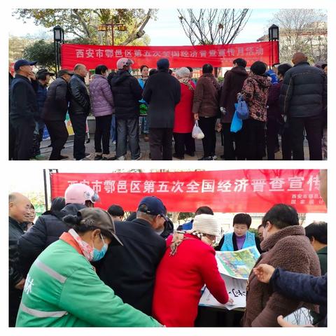 鄠邑区开展第五次全国经济普查宣传月活动