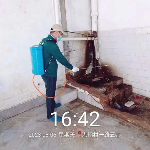 三亚市吉阳区港门村社区8月病媒防治消杀汇总