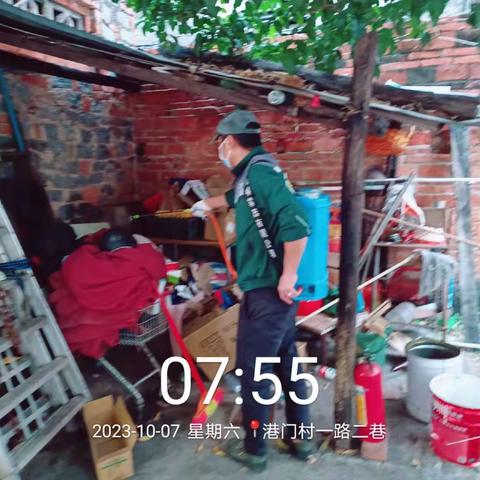三亚市吉阳区港门村社区8月病媒防治消杀汇总