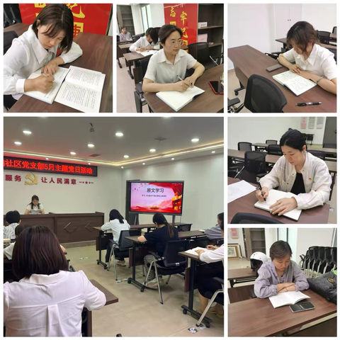 “坚守纪律底线，强化规矩意识”——杜城街道宸韵社区党支部开展5月主题党日活动