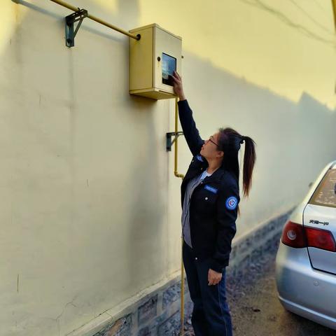 预防一氧化碳中毒 网格员在行动